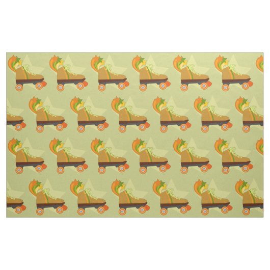 Groovy Rollen-Skate Stoff (Fat Quarter (45,7 x 55,9 cm))