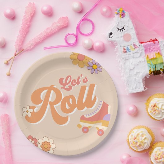 Groovy Roller Skate Party Paper Teller (Party)