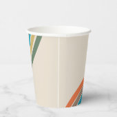 Groovy Roller Skaten Party Cups | Streifen Pappbecher (Rechts)