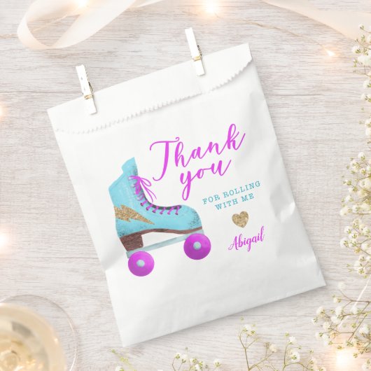 Groovy Roller Skaten Party Geschenktütchen (Ausgeschnitten)