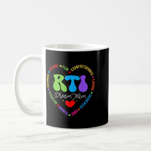 Groovy Rti Dream Team T Resnse Intervention Squad  Kaffeetasse (Links)
