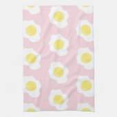 Groovy Rühreier. Geschirrtuch (Vertikal)