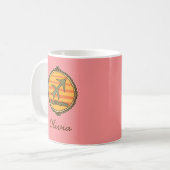 Groovy Sagittarius Custom Kaffeetasse (Vorderseite Links)