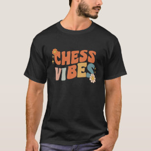 Groovy Schach Vibes Kostüm Happy Teachers School R T-Shirt