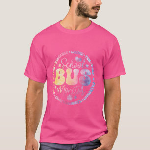Groovy School Bus Monitor Driver Squad Einschätzun T-Shirt