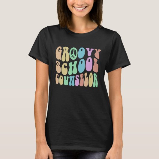 GROOVY SCHOOL COUNSELOR Squad College Guidance Cou T-Shirt (Vorderseite)