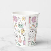 Groovy School Design Theme Pappbecher (Rechts)