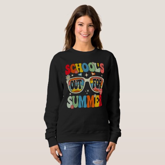 Groovy School s Out For Summer Sweatshirt (Vorne ganz)