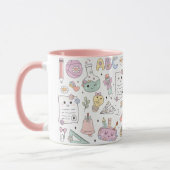 Groovy Schuldesign-Thema Tasse (Links)