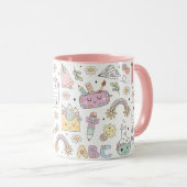Groovy Schuldesign-Thema Tasse (VorderseiteRechts)