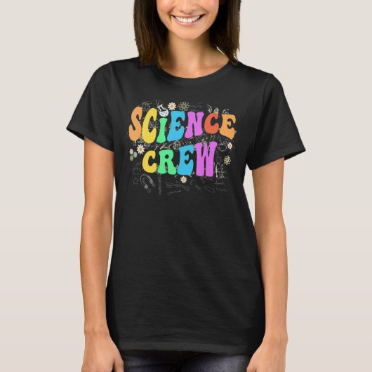 Groovy SCIENCE CREW Technology Team STEM Squad Eng T-Shirt (Vorderseite)