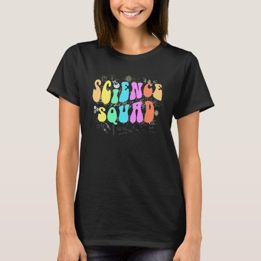 Groovy SCIENCE SQUAD Technology Team STEM Crew Eng T-Shirt (Vorderseite)