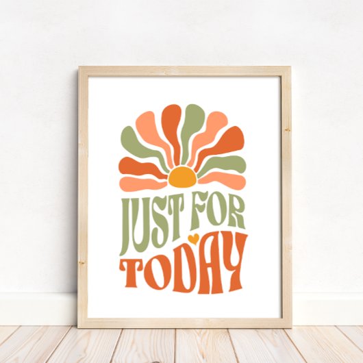 Groovy Script nur für heute Motivierend Poster