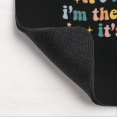 Groovy sein Ich Hi Im Lehrer Ich Spaß Teache Mousepad (Ecke)