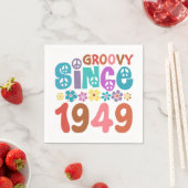 Groovy seit 1949 serviette (Beispiel)