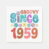 Groovy seit 1959 serviette (Vorderseite)