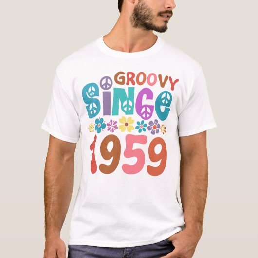 Groovy seit 1959 T-Shirt (Vorderseite)
