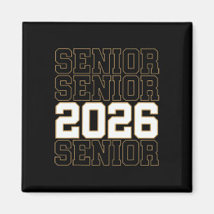 Groovy Senior 2026 Abiturient 2026 Absolvent Senio Magnet