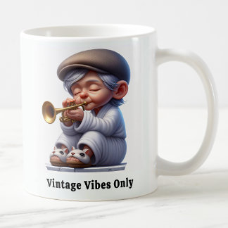 Groovy Senior Citizen Music Legends Kaffeetasse
