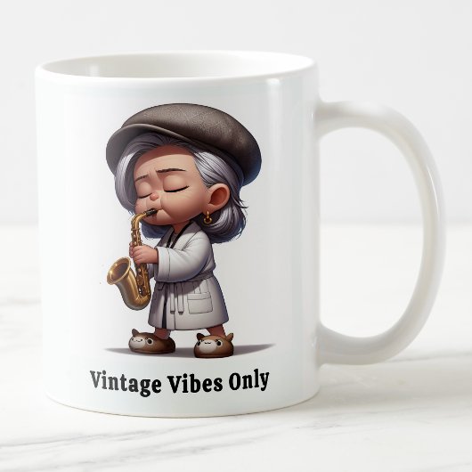 Groovy Senior Citizen Music Legends Kaffeetasse