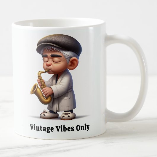 Groovy Senior Citizen Music Legends Kaffeetasse