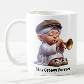 Groovy Senior Citizen Music Legends Kaffeetasse
