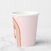 Groovy Seven ist ein lebendiger, daistischer Regen Pappbecher (Links)