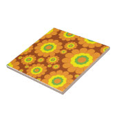 Groovy Seventies Blume Fliese (Seite)