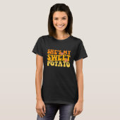 Groovy She is My Sweet Potato I YAM Couple's Match T-Shirt (Vorne ganz)