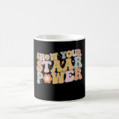Groovy Show your STAAR Power Test Day Kaffeetasse (Mittel)