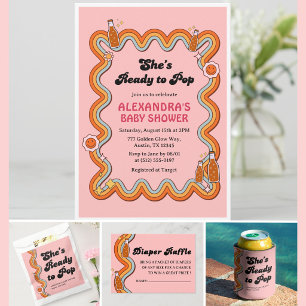 Groovy Sie ist bereit, Mädchen Dusty Rose zu knall Einladung