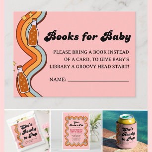 Groovy Sie ist bereit Retro Dusty Rose zu knallen Begleitkarte