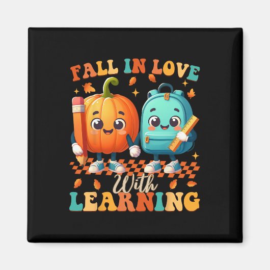 Groovy sinkt in Liebe mit Learning Erntedank Aut Magnet (Vorne)