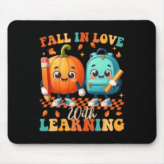 Groovy sinkt in Liebe mit Learning Erntedank Aut Mousepad (Vorne)