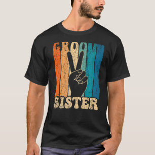 Groovy Sister 70er Ästhetische Nostalgie 1970er Ja T-Shirt