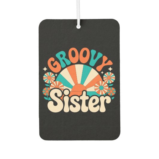 Groovy Sister Boho Vibes (2) Autolufterfrischer (Vorderseite)