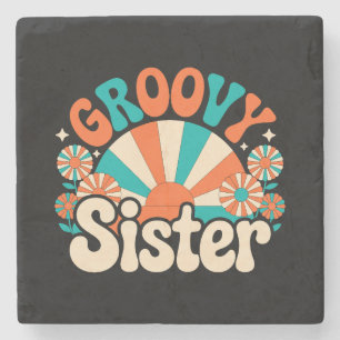 Groovy Sister Boho Vibes (2) Steinuntersetzer