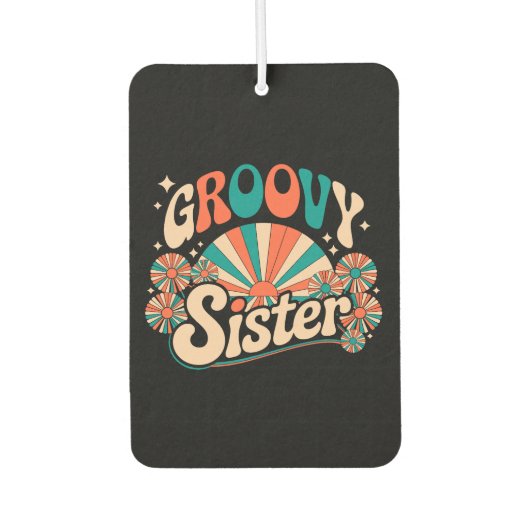 Groovy Sister Boho Vibes Autolufterfrischer (Vorderseite)