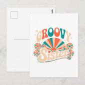Groovy Sister Boho Vibes Postkarte (Vorne/Hinten)