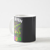 Groovy Six Seven Bruh Alligator Dabbing Mardi Gras Kaffeetasse (Vorderseite Links)