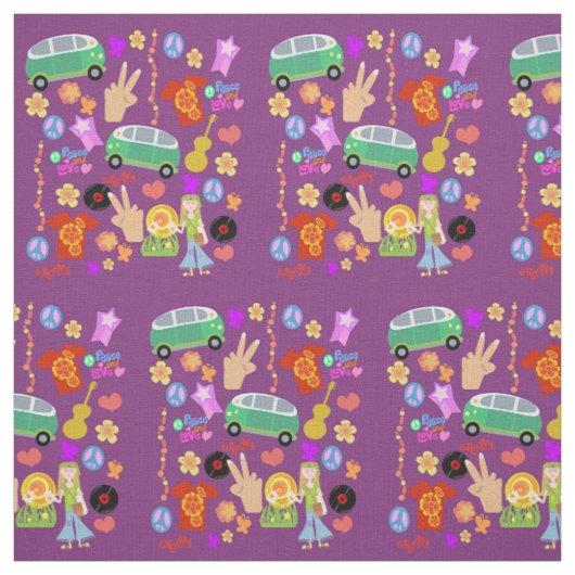 Groovy-Sixties-Mega-Muster Stoff (Muster)