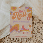 Groovy Skaten Einladung | Roller-Skate