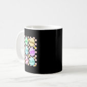 Groovy Skibidi Ostern Egg Funny Rizz Meme Oster H Kaffeetasse (Vorderseite Links)