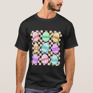 Groovy Skibidi Ostern Egg Funny Rizz Meme Oster H T-Shirt