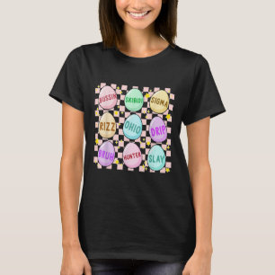 Groovy Skibidi Ostern Egg Funny Rizz Meme Oster H T-Shirt