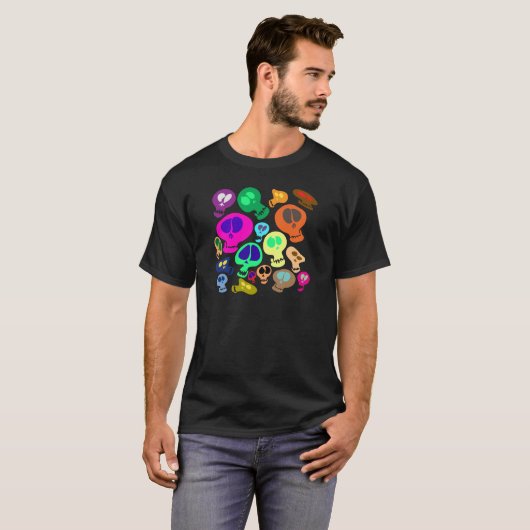 Groovy Skulls T-Shirt (Vorne ganz)