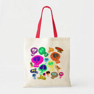 Groovy Skulls Tragetasche