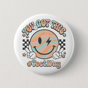 Groovy Smile Face Hier Got du den Testtag Button