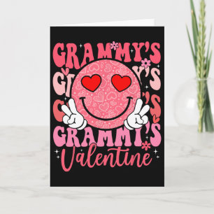 Groovy Smile Gesicht Grammys Valentinstag-Tochter Karte