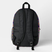 Groovy Snowboarding Backpack Bedruckter Rucksack (Rückseite)